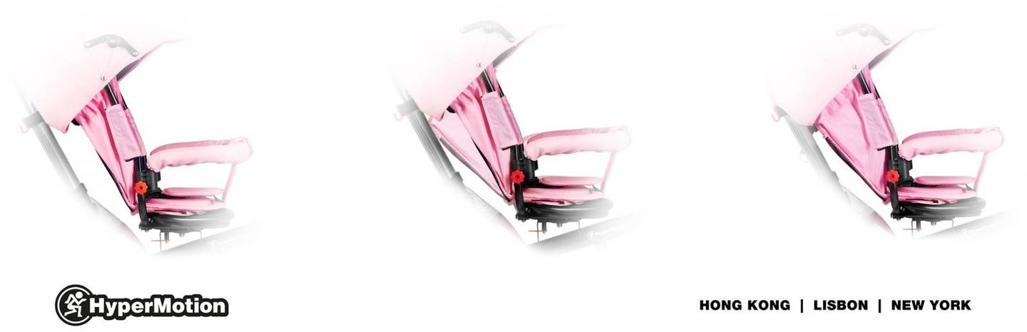 Rowerek trójkołowy Tobi Velar + folia przeciwdeszczowa - różowy